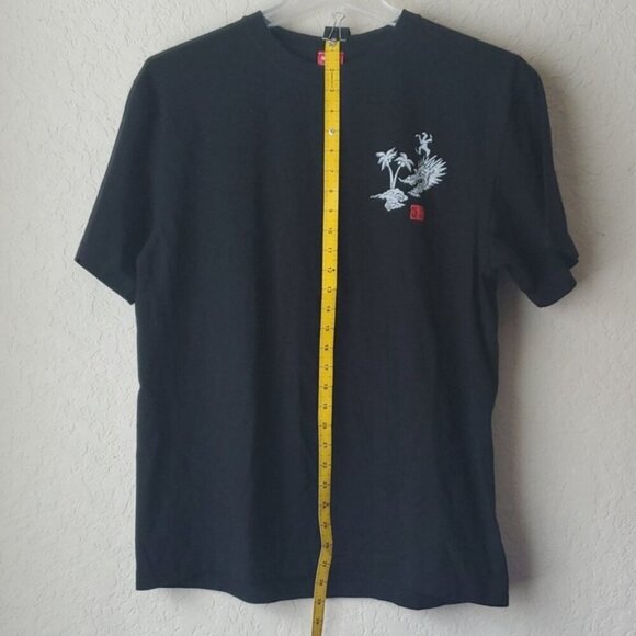 Habu Box LL Black Okinawa Beach unisex Japanese Hand Painted tshirt - Picture 7 of 7